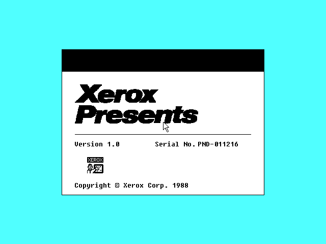 Xerox Presents 1.0 - Splash